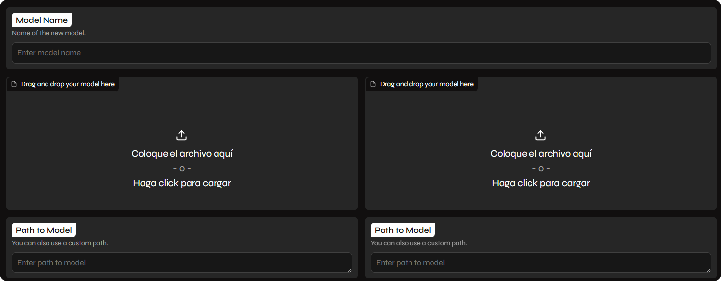 A screenshot of the Voice Blender interface in Applio.